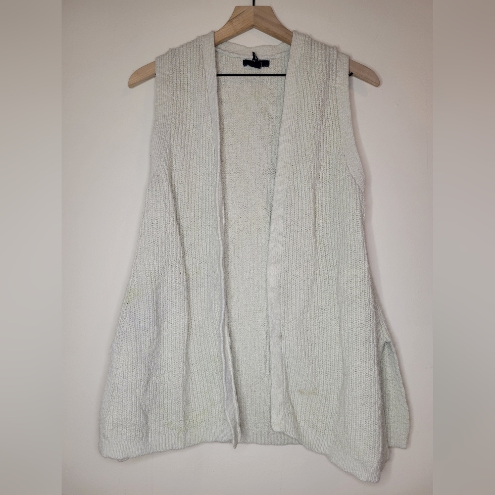 100% cotton gap knit vest, medium